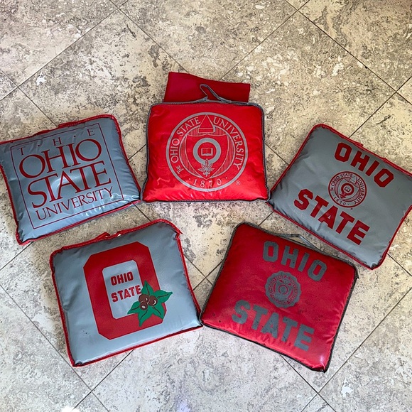 The Ohio State University Buckeyes Retro Vintage Stadium Bleacher Seat Cushions - Picture 1 of 8